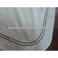 embroidery hotel cotton high quality queen size bed coverlet